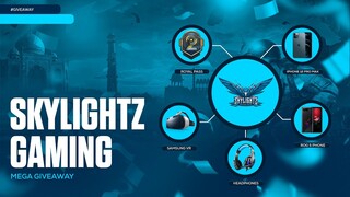 A SKYLIGHTZ GAMING GIVEAWAY | GET TO WIN AN IPHONE 12 PRO MAX & MANY FABULOUS PRIZES | BGMI & PUBG