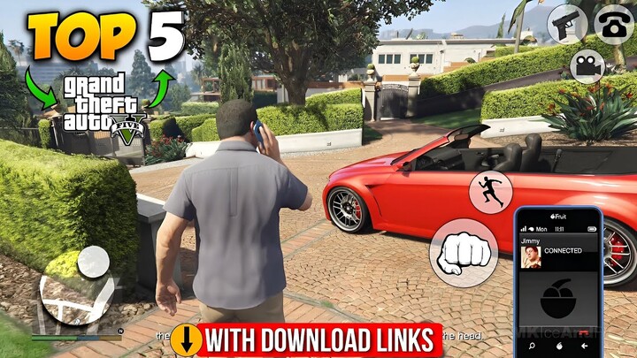 Top 5 Best Game Like GTA 5 New Game For Android Game (With All Games Link)