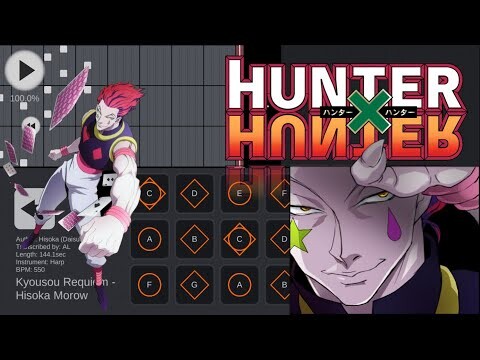 Hunter x Hunter Hisoka's Character Song (Kyousou Requiem by Daisuke Namikawa) | Sky: CoTL Sheet