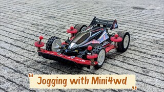 Jogging with Mini4wd #tamiya #streetmini4wd