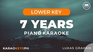 7 Years - Lukas Graham (Lower Key - Piano Karaoke)