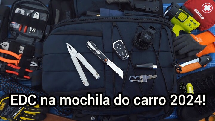 Meu kit EDC da mochila do carro 2024! Mostrando meu kit Every day Carry na Wolf Titan 50! #edc #wolf