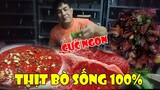 Ăn sống thịt bò của Thái Lan