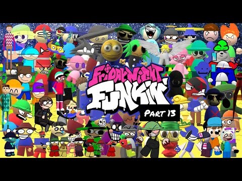 FNF vs Dave and Bambi ALL Characters Name PART 13 | Popcorn Updates, Amogus, Granite, Venture Leaks
