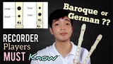 BAROQUE vs. GERMAN RECORDER | TUTORIAL 2020 - Types of FINGERING SYSTEM | How to Play ALL THE NOTES