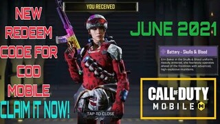 *June 2021* Call Of Duty Mobile New Redeem Code | Cod Mobile Redeem Code Garena