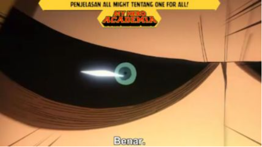 All Might berusaha Menjelaskan One For All!