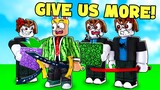 GANG of NOOBS teamed up on me! (blox fruits)
