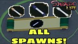[500 SPIN CODE] ALL CHI BLADE/LIGHTSABERS SPAWN LOCATION! Shindo Life Roblox