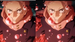 [OP comparison] Jujutsu Kaisen episode 14 vs episode 20 OP2 changes comparison!