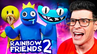 Me Enfrenté a RAINBOW FRIENDS 2! 😨 (Juego Completo)