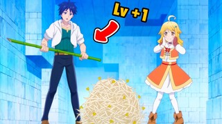 Boy reincarnated with Lv – 1 but has cheat skill that makes him overpowered | Anime Recap