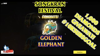 ELEPHANT BLESSING 2X!! SONGKRAN FESTIVAL LAST DAY (RULES OF SURVIVAL PC)