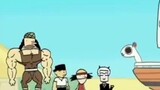 Saya menonton One Piece chapter Laut Cina Timur dalam 2 menit, lucu sekali (animasi ini mungkin dipr