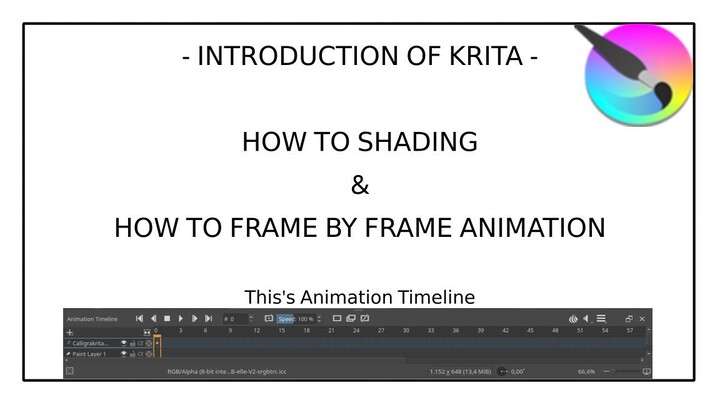 [KRITA INTRODUCTION] HOW TO SHADE & FRAME BY FRAME ANIMATION (PART 3/FINAL)