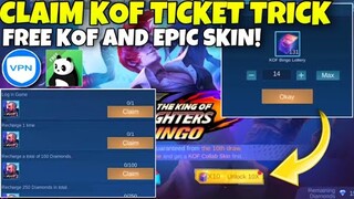 NEW! TRICKS FOR KOF BINGO EVENT ML | FREE KOF & EPIC SKIN - NEW EVENT MOBILE LEGENDS