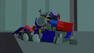 Transformers Optimus Prime transformation animation...