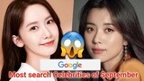 OMG!! Google ANNOUNCES Im Yoona & Han Hyo Joo TOP the Global Most Search Celebrity as of September