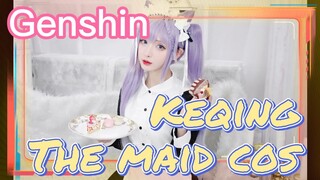 Keqing The maid cos