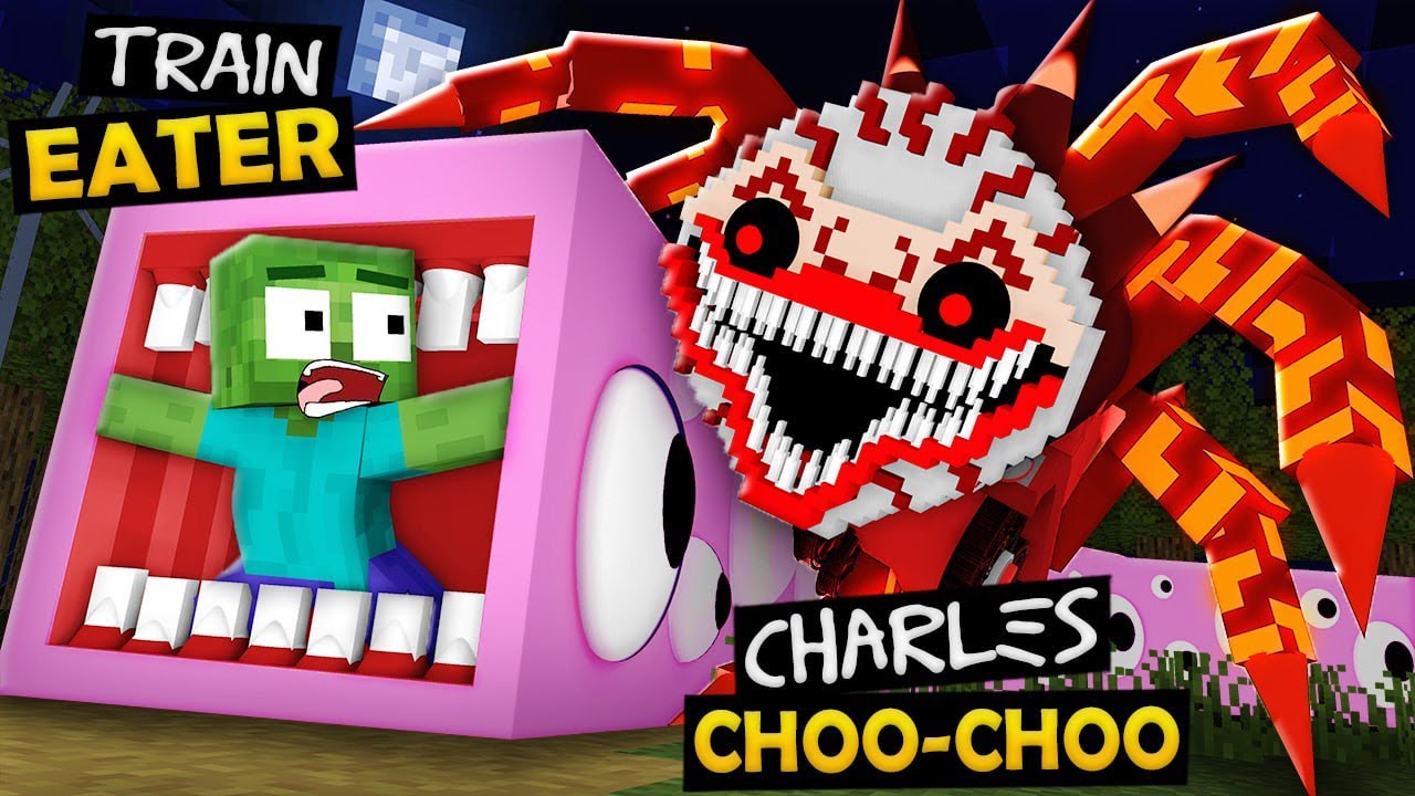 CHOO CHOO CHARLES vs. TRAIN EATER?! (Cartoon Animation) 