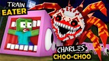 Monster School: TRAIN EATER vs BOSS CHOO CHOO CHARLES HORROR CHALLENGE - Minecraft Animation