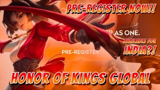 Honor of Kings Global Is Out For Pre Registration! | Available For India? | Honor of Kings | HoK