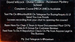 David Wilcock Course Divine Cosmos - Ascension Mystery School download