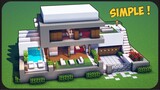 Cara Membuat Rumah Modern Besar Simple ! || Minecraft Modern Pt.89