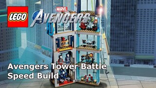 LEGO Avengers Tower Battle - Speed Build - #76166