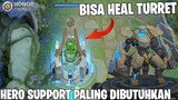 HERO INI BISA HEAL TURRET - SUPPORT PALING BERGUNA! GAMEPLAY DUN SHAN HONOR OF KINGS