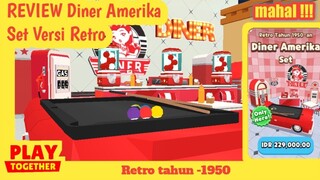 Review Diner Set Amerika Retro tahun 1950an - Play Together Indonesia