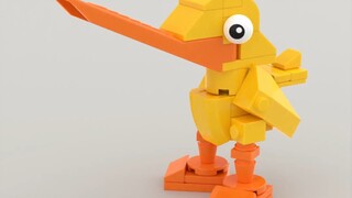 Simple building block duck