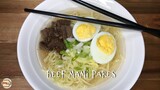 BEEF PARES RECIPE WITH NOODLES