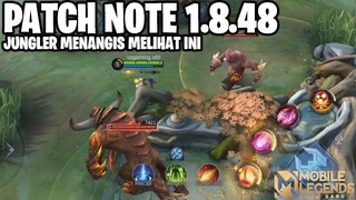 MOSKOV BUFF, PHARSA BUFF, YVE BUFF, CLAUDE NERF, JUNGLER NERF - PATCH NOTE 1.8.48 MOBILE LEGEND