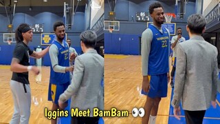 Wiggins Meet BamBam 👀