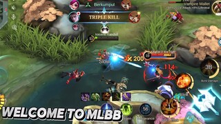 welcome to MLBB gameplay Hero cloude nih Hero masih sakit sih