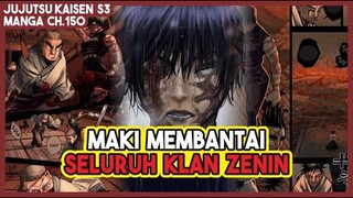 JJK (150) | MAKI MENGAMUK dan Membantai Seluruh Klan Zenin Sendirian!!!