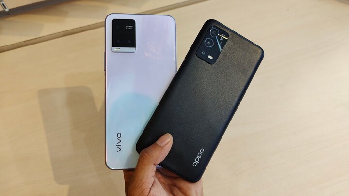 OPPO A55 VS VIVO Y21S || HARGA SAMA SPEK BEDA 😁