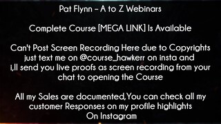 Pat Flynn Course A to Z Webinars Download