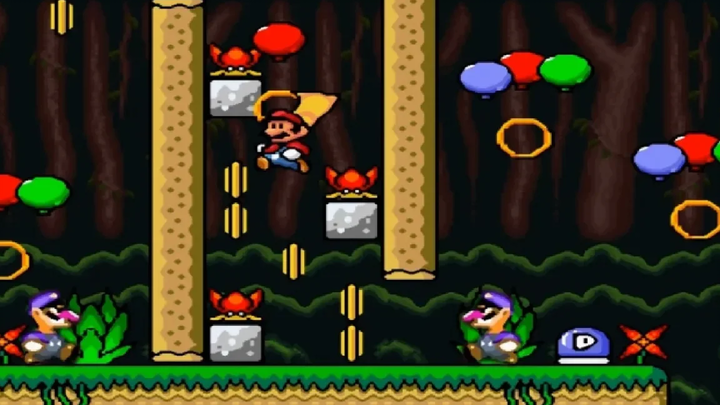 ใหม่ Super Mario Multiverse 100% World 2 ป่าของ Waluigi ตอนที่ 1
