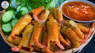 Cách làm CHẢ RAM TÔM ĐẤT thơm ngon giòn rụm | Đặc sản miền trung | Bếp Của Vợ