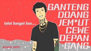 Kartun Tiktok - Ganteng Doang Jemput Cewe Depan Gang | by Animasi Sapri