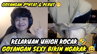 UHIGH TUNJUKIN GOYANGAN SEXY NYA PADA NETIZEN || BIKIN NGAKAK