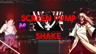 After Effects - Screen Pump + Shake Tutorial (ENG)