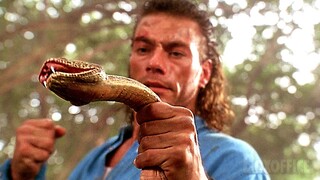 Jean Claude Van Damme punches a snake | Hard Target | CLIP