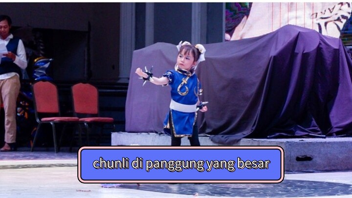 Chuli diatas panggung besar