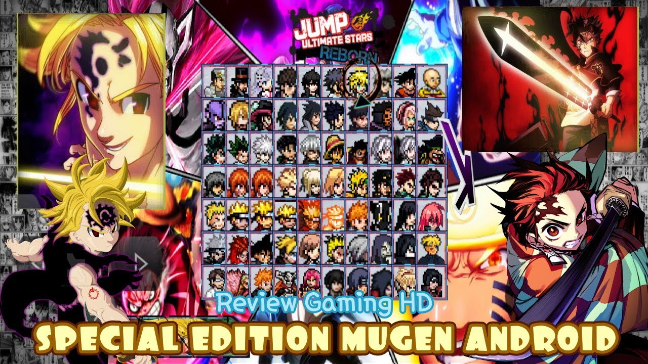 NEW UPDATE! SUPER ANIME WAR JUMP FORCE MUGEN ANDROID APK e PC