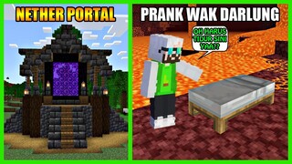 Aku Membangun Portal Nether Ajak Wak Darlung Untuk Pertama kalinya Langsung Kena Prank