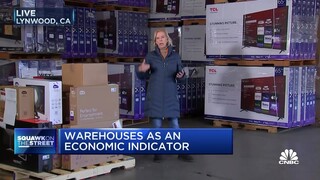 Warehouse capacity as economic canary in a coal mine