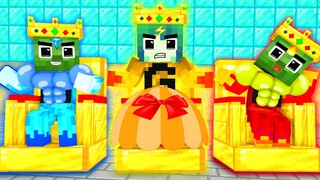Monster School : Hot and Cold, Thunder Baby Zombie Vs Squid Game Doll - Minecraft Animation